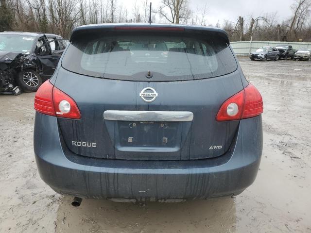 JN8AS5MV8DW635332 - 2013 NISSAN ROGUE S BLUE photo 6