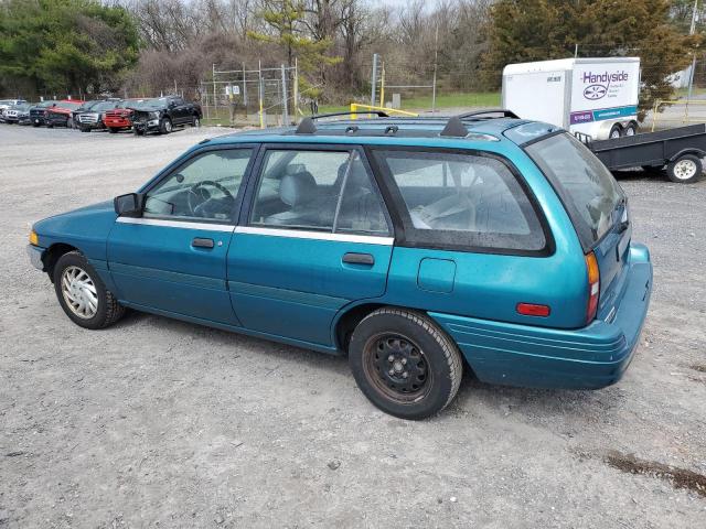 1FAPP15J2PW387553 - 1993 FORD ESCORT LX TEAL photo 2