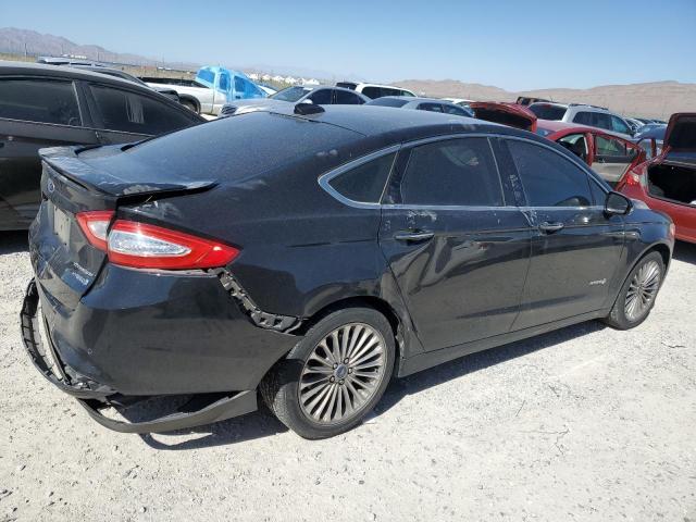 3FA6P0RU0DR388788 - 2013 FORD FUSION TITANIUM HEV BLACK photo 3