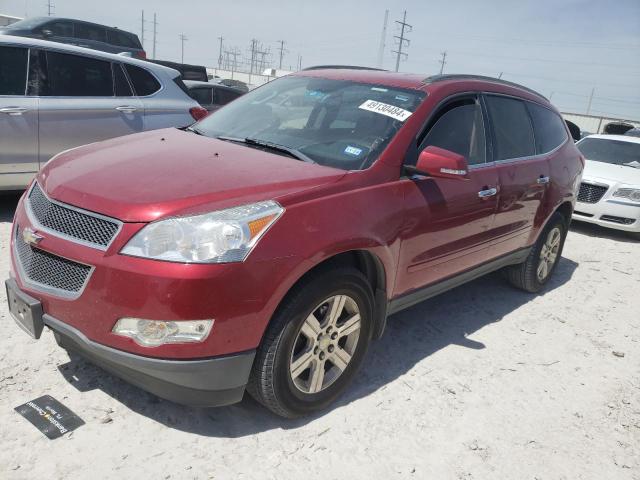 1GNKRGED6CJ180092 - 2012 CHEVROLET TRAVERSE LT BURGUNDY photo 1