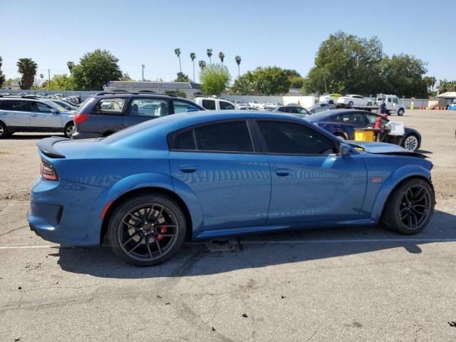 2C3CDXGJ2NH177990 - 2022 DODGE CHARGER SCAT PACK BLUE photo 3