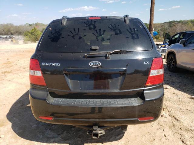 KNDJD735195891800 - 2009 KIA SORENTO LX BLACK photo 6