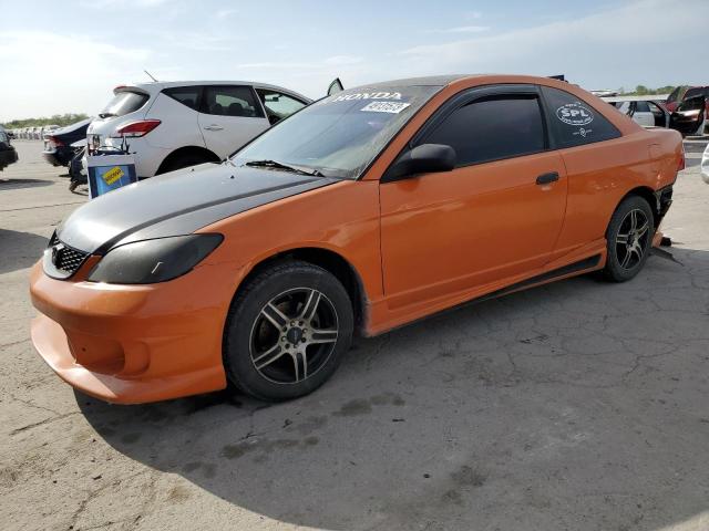 1HGEM21174L043320 - 2004 HONDA CIVIC DX VP ORANGE photo 1
