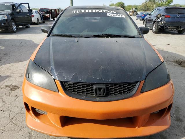 1HGEM21174L043320 - 2004 HONDA CIVIC DX VP ORANGE photo 5