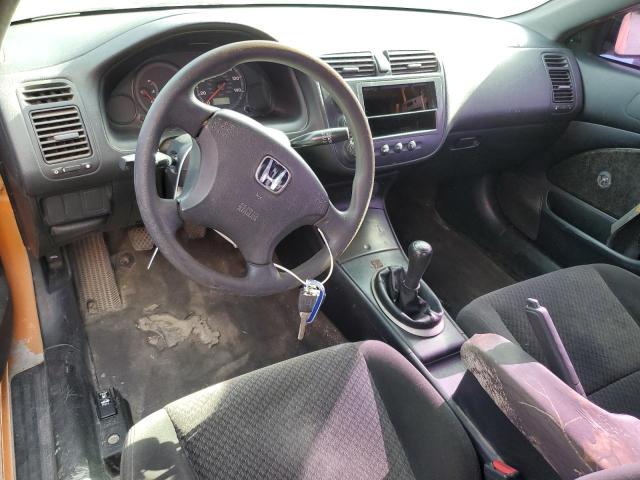1HGEM21174L043320 - 2004 HONDA CIVIC DX VP ORANGE photo 8