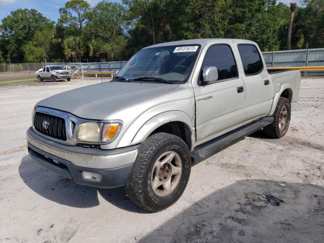 5TEGN92N73Z281831 - 2003 TOYOTA TACOMA DOUBLE CAB PRERUNNER SILVER photo 1