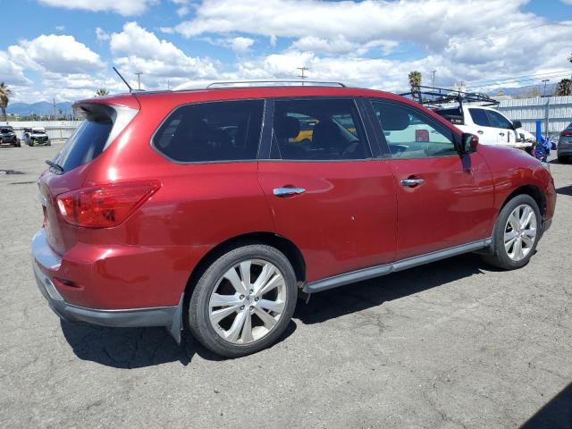 5N1DR2MN6JC611641 - 2018 NISSAN PATHFINDER S RED photo 3