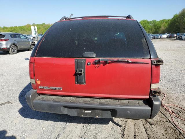 1GNCT18W8VK210397 - 1997 CHEVROLET BLAZER RED photo 6