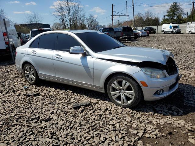 WDDGF81X99F301535 - 2009 MERCEDES-BENZ C 300 4MATIC SILVER photo 4