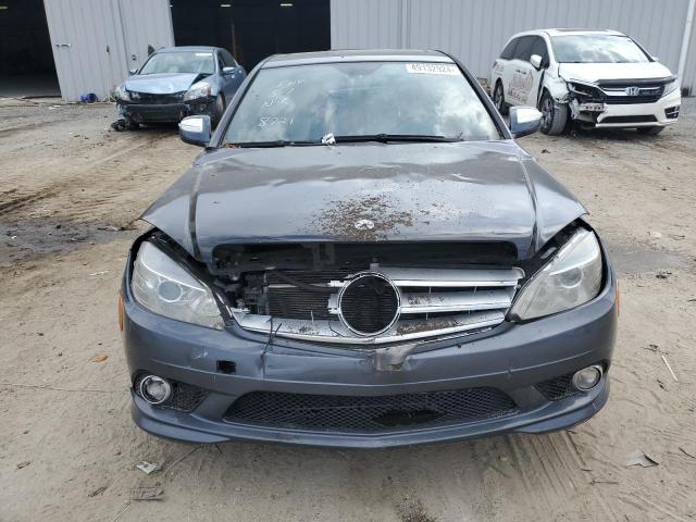 WDDGF56X49R068721 - 2009 MERCEDES-BENZ C 350 GRAY photo 5