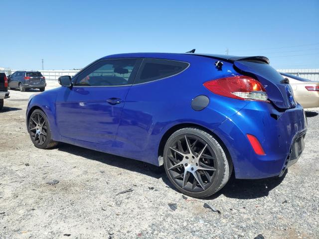 KMHTC6AD3CU028344 - 2012 HYUNDAI VELOSTER BLUE photo 2