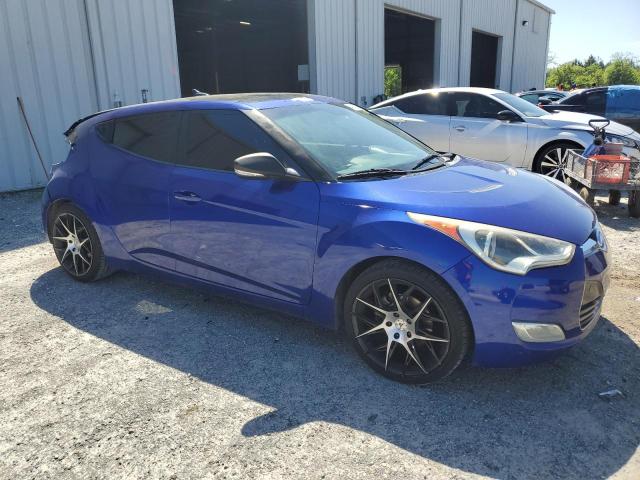 KMHTC6AD3CU028344 - 2012 HYUNDAI VELOSTER BLUE photo 4