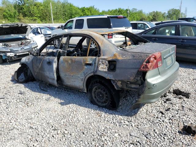 1HGES163X4L006840 - 2004 HONDA CIVIC DX VP Yanmış foto 2