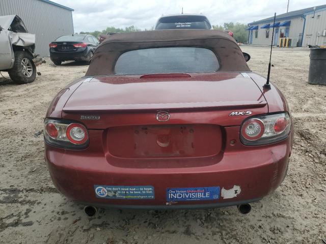 JM1NC25F960106218 - 2006 MAZDA MX-5 MIATA RED photo 6