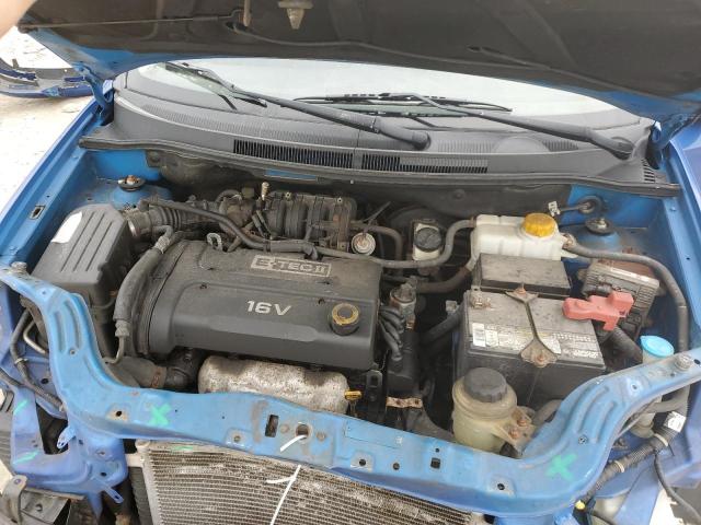 KL1TD56677B061247 - 2007 CHEVROLET AVEO BASE BLUE photo 11