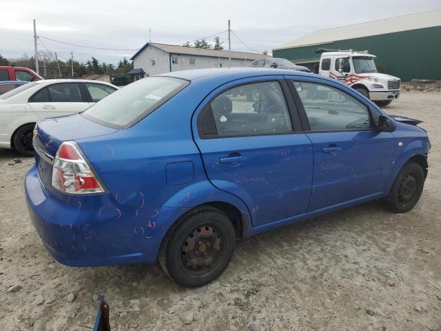 KL1TD56677B061247 - 2007 CHEVROLET AVEO BASE BLUE photo 3
