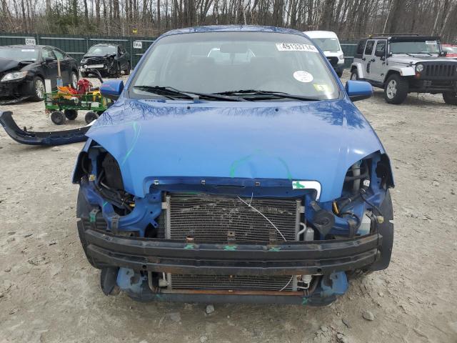 KL1TD56677B061247 - 2007 CHEVROLET AVEO BASE BLUE photo 5