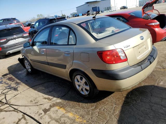 KNADE123686307856 - 2008 KIA RIO BASE BEIGE photo 2