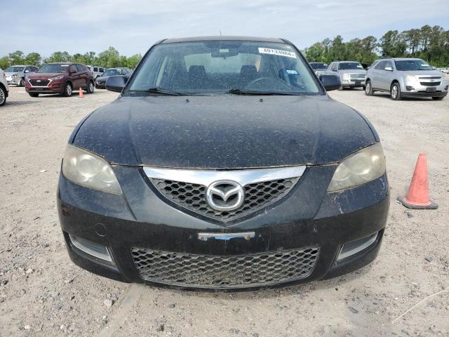 JM1BK12F581822292 - 2008 MAZDA 3 I BLACK photo 5