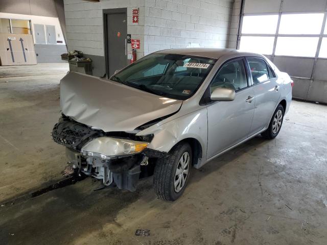 2T1BU4EE0BC695453 - 2011 TOYOTA COROLLA BASE SILVER photo 1