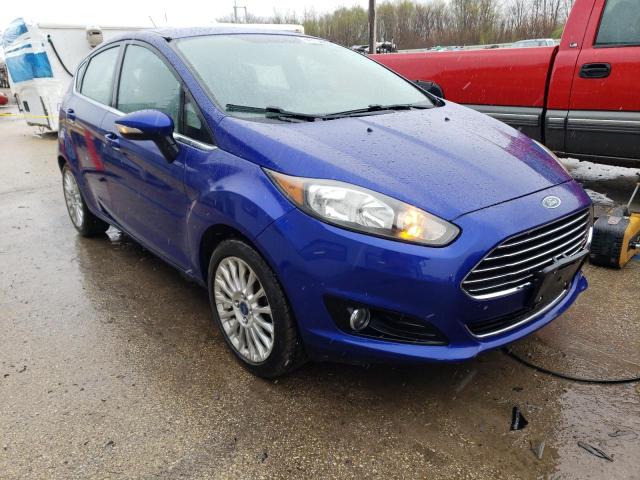 3FADP4FJ7EM134809 - 2014 FORD FIESTA TITANIUM BLUE photo 4