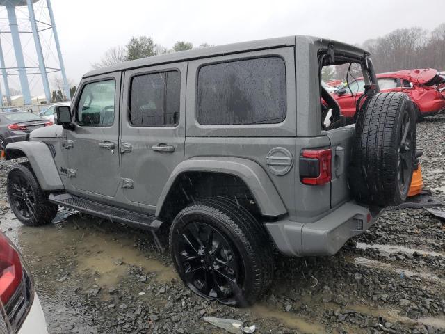 1C4HJXEG2PW694051 - 2023 JEEP WRANGLER SAHARA GRAY photo 2