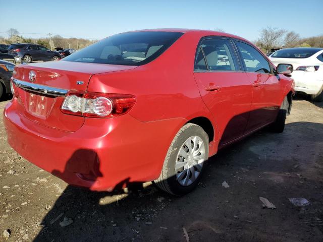 2T1BU4EE1DC098203 - 2013 TOYOTA COROLLA BASE RED photo 3