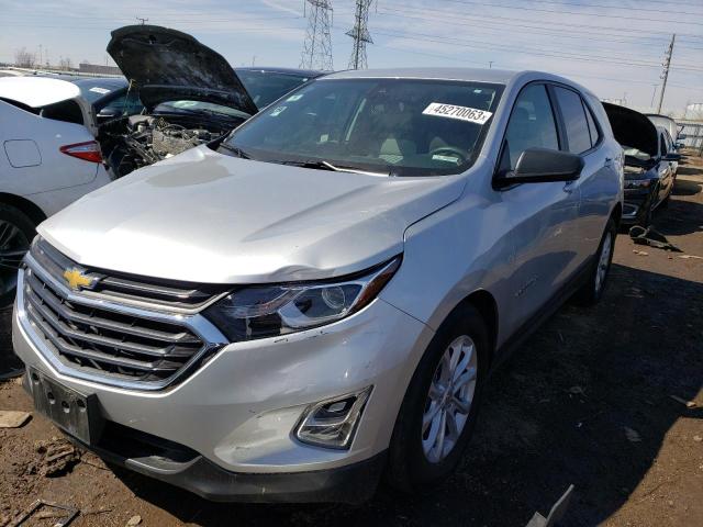 3GNAXHEV4MS147205 - 2021 CHEVROLET EQUINOX LS SILVER photo 1