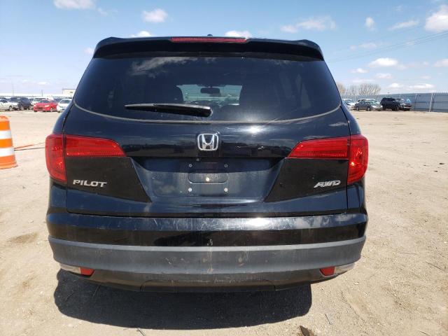 5FNYF6H57HB095478 - 2017 HONDA PILOT EXL BLACK photo 6