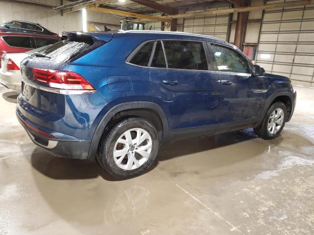 1V2AC2CA9MC205119 - 2021 VOLKSWAGEN ATLAS CROS S BLUE photo 3