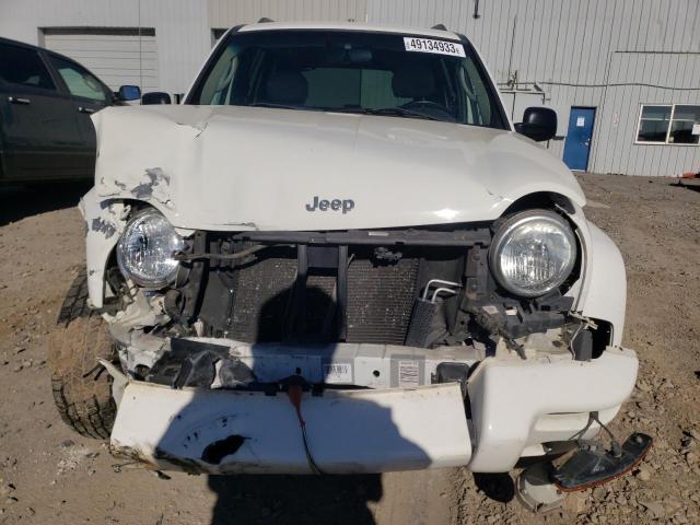 1J4GL58KX2W118348 - 2002 JEEP LIBERTY LIMITED WHITE photo 5