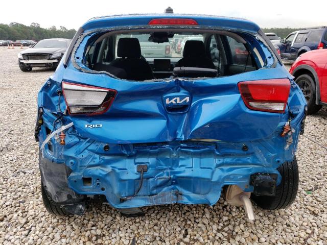 3KPA25AD9PE539098 - 2023 KIA RIO S BLUE photo 6