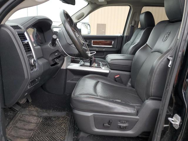 1C6RD7JT9CS151884 - 2012 DODGE RAM 1500 LARAMIE BLACK photo 7