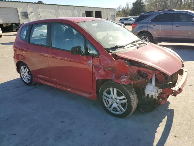 JHMGD38667S058124 - 2007 HONDA FIT S 红色 照片 4