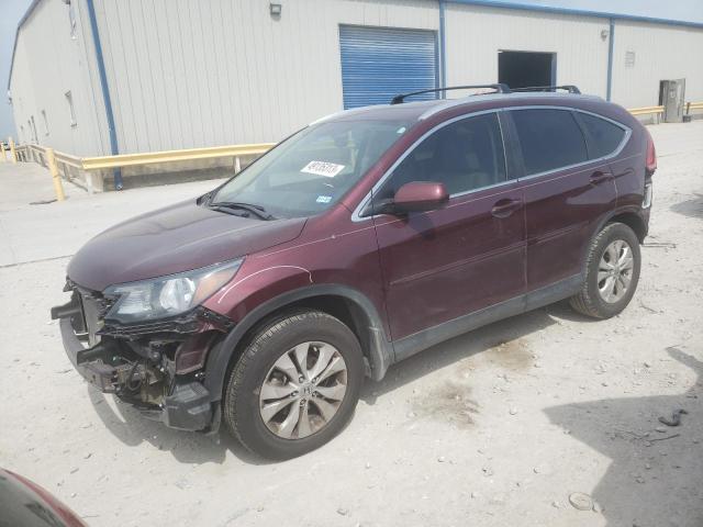 5J6RM3H76DL009041 - 2013 HONDA CR-V EXL BURGUNDY photo 1