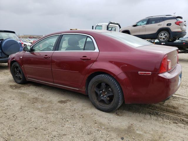 1G1ZH57B58F289219 - 2008 CHEVROLET MALIBU 1LT RED photo 2