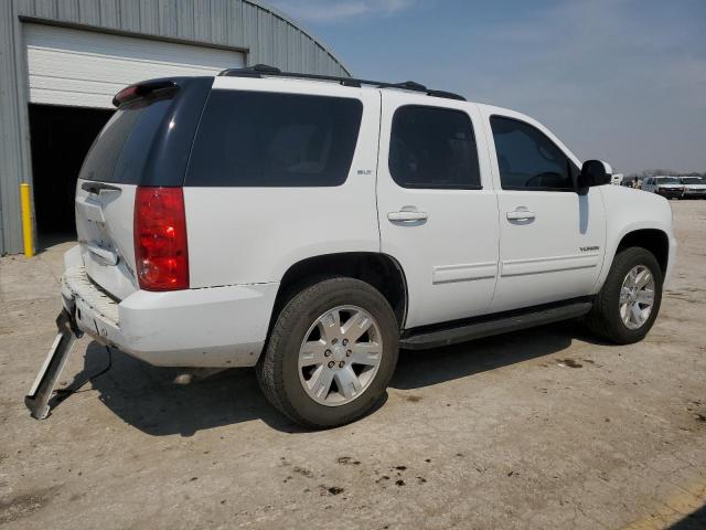 1GKS2CE0XDR261736 - 2013 GMC YUKON SLT WHITE photo 3