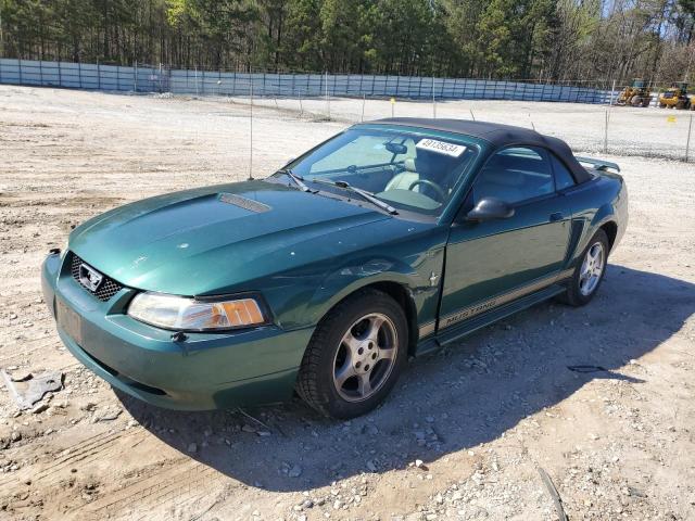 1FAFP44482F177704 - 2002 FORD MUSTANG GREEN photo 1