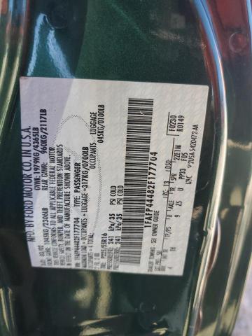 1FAFP44482F177704 - 2002 FORD MUSTANG GREEN photo 12