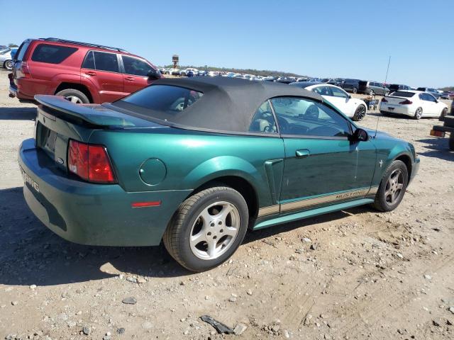 1FAFP44482F177704 - 2002 FORD MUSTANG GREEN photo 3