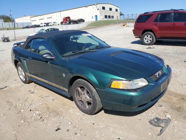 1FAFP44482F177704 - 2002 FORD MUSTANG GREEN photo 4