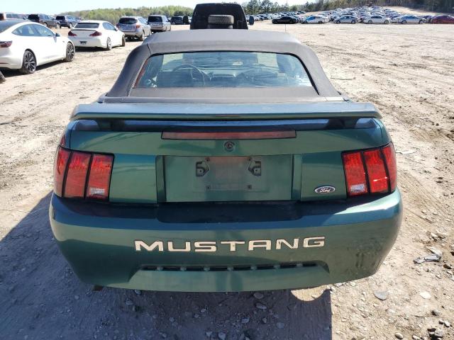 1FAFP44482F177704 - 2002 FORD MUSTANG GREEN photo 6