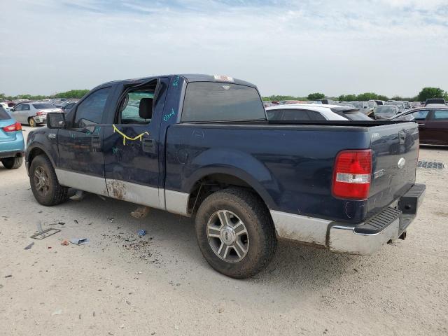 1FTRW12W06KE02854 - 2006 FORD F150 SUPERCREW BLUE photo 2