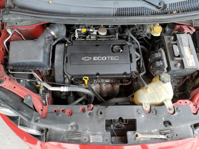 1G1JA5SH3C4170425 - 2012 CHEVROLET SONIC LS 红色 照片 11