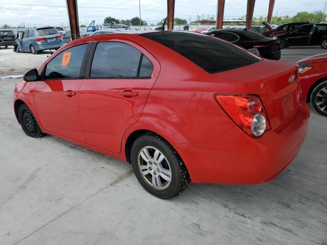 1G1JA5SH3C4170425 - 2012 CHEVROLET SONIC LS 红色 照片 2