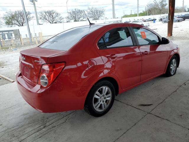 1G1JA5SH3C4170425 - 2012 CHEVROLET SONIC LS 红色 照片 3