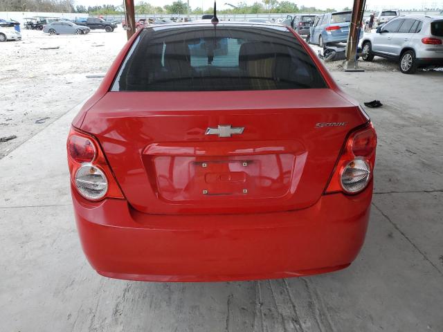 1G1JA5SH3C4170425 - 2012 CHEVROLET SONIC LS 红色 照片 6