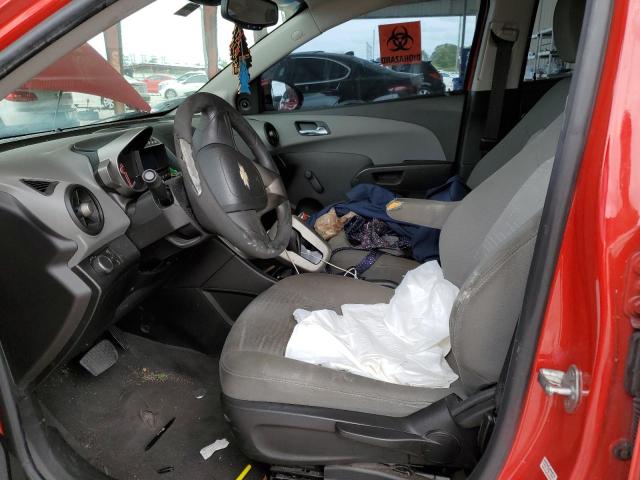 1G1JA5SH3C4170425 - 2012 CHEVROLET SONIC LS 红色 照片 7