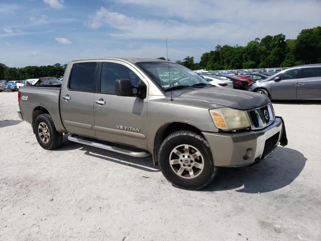 1N6BA07B26N560219 - 2006 NISSAN TITAN XE GRAY photo 4