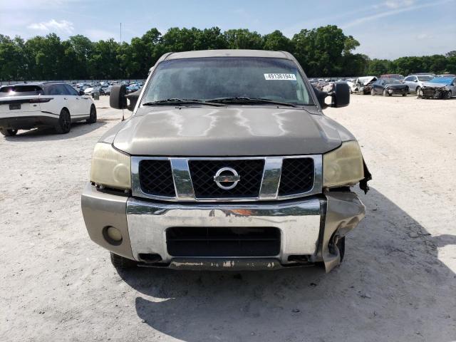 1N6BA07B26N560219 - 2006 NISSAN TITAN XE GRAY photo 5